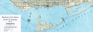 Department of the Interior, Atlas of Canada, Toronto - map showing Toronto Harbour
