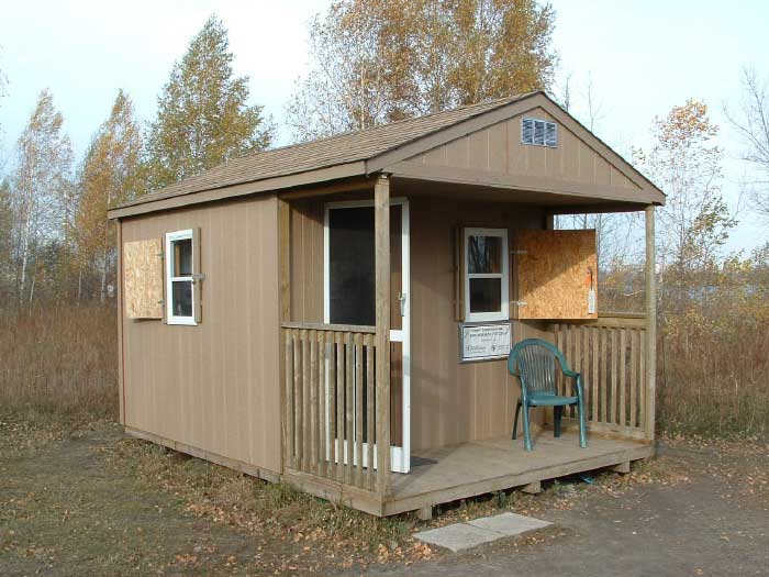 The bird banding lab at Tommy Thompson Park