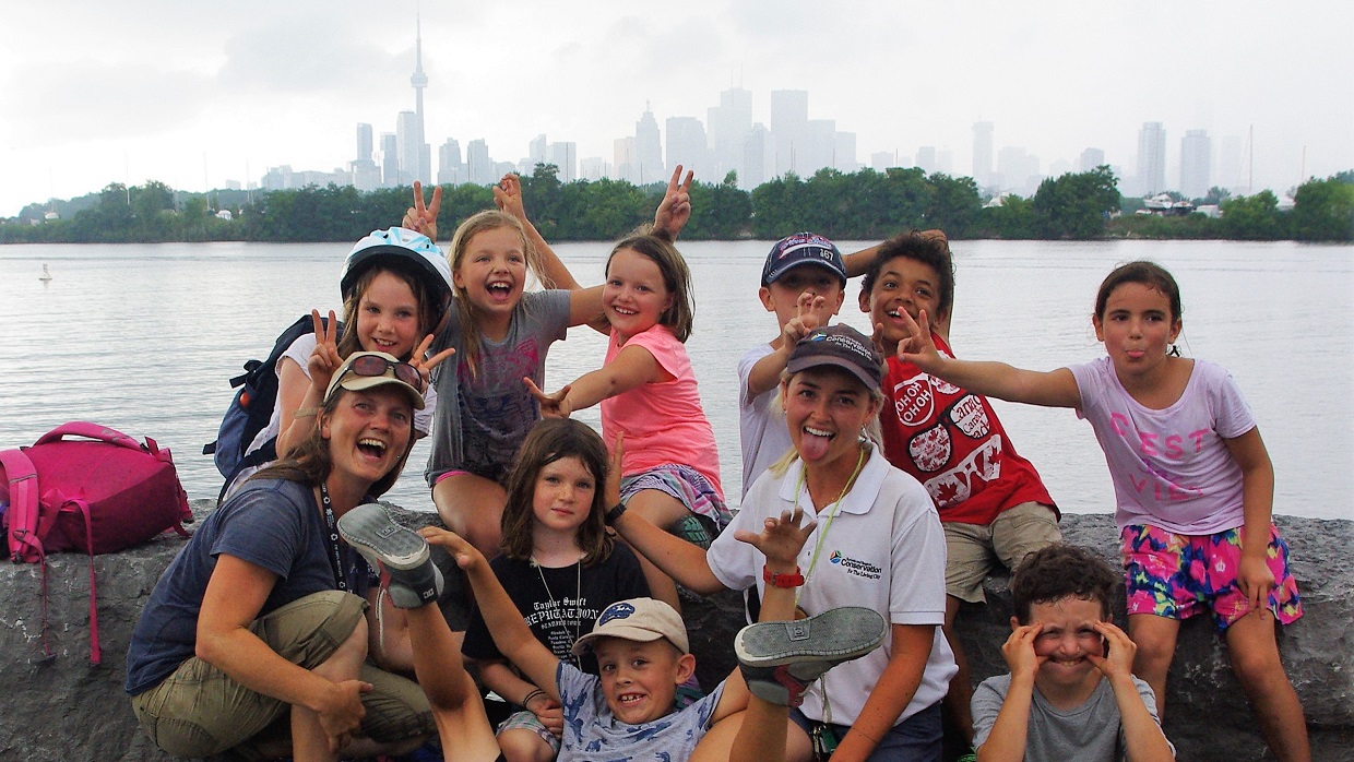 Youngsters enjoy Nature Camp at the Spit at Tommy Thompson Park