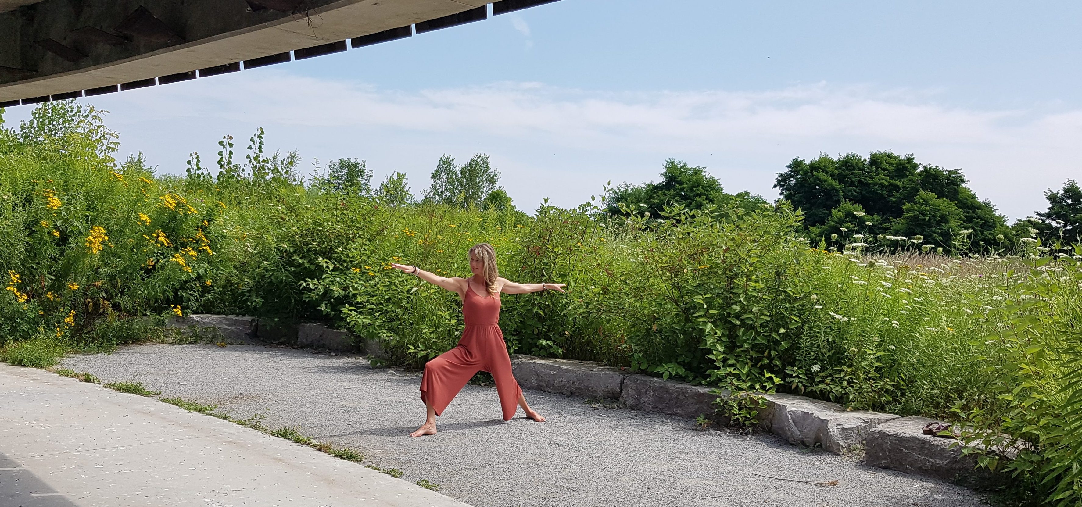 Yoga at Tommy Thompson Park