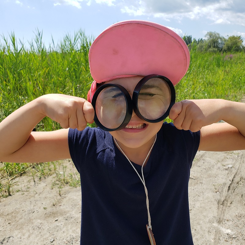 summer camper enjoys outdoor adventure at Tommy Thompson Park